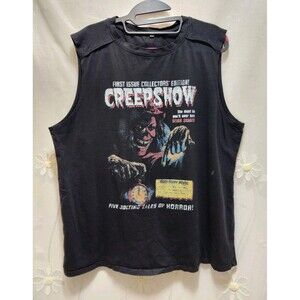 Creepshow Unisex XL Black Tank Top Anthology Horror Classic Story Telling Scary
